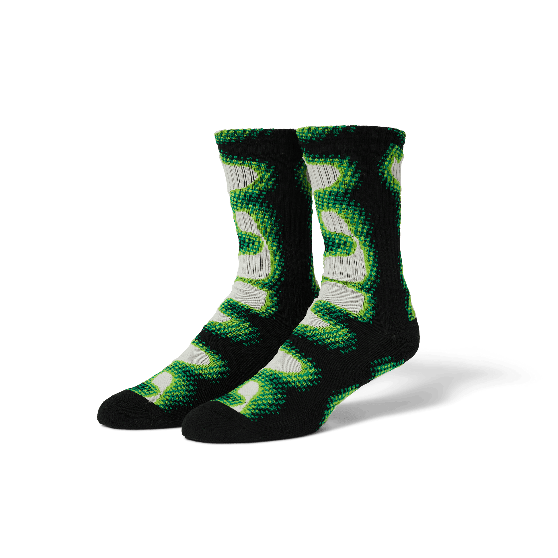 HUF Blur Crew Sock Black
