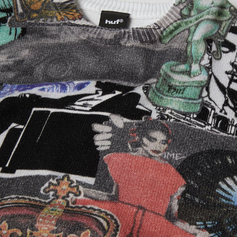 Huf Boulevard Status Crewneck Sweatshirt Multi
