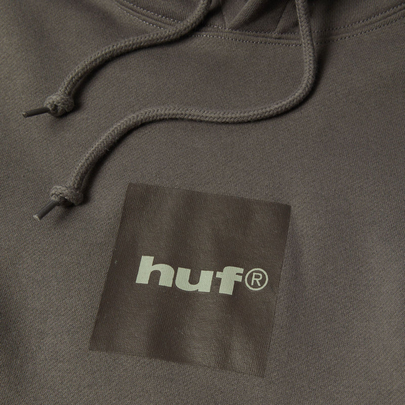Huf Box Logo Pullover Hoodie Black/Huf Green