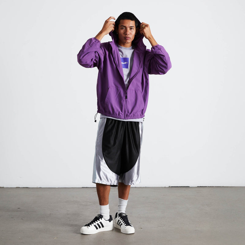 HUF 89 Lightweight Shell Jacket Berry