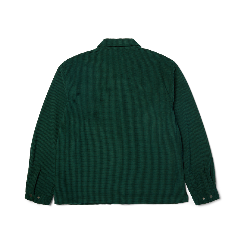 HUF Braun Waffle Cord Overshirt Sycamore