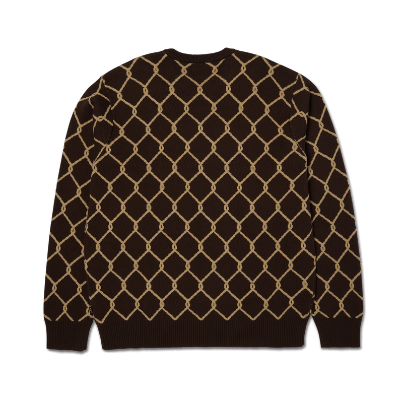 HUF Breakthrough Crewneck Sweater Bison