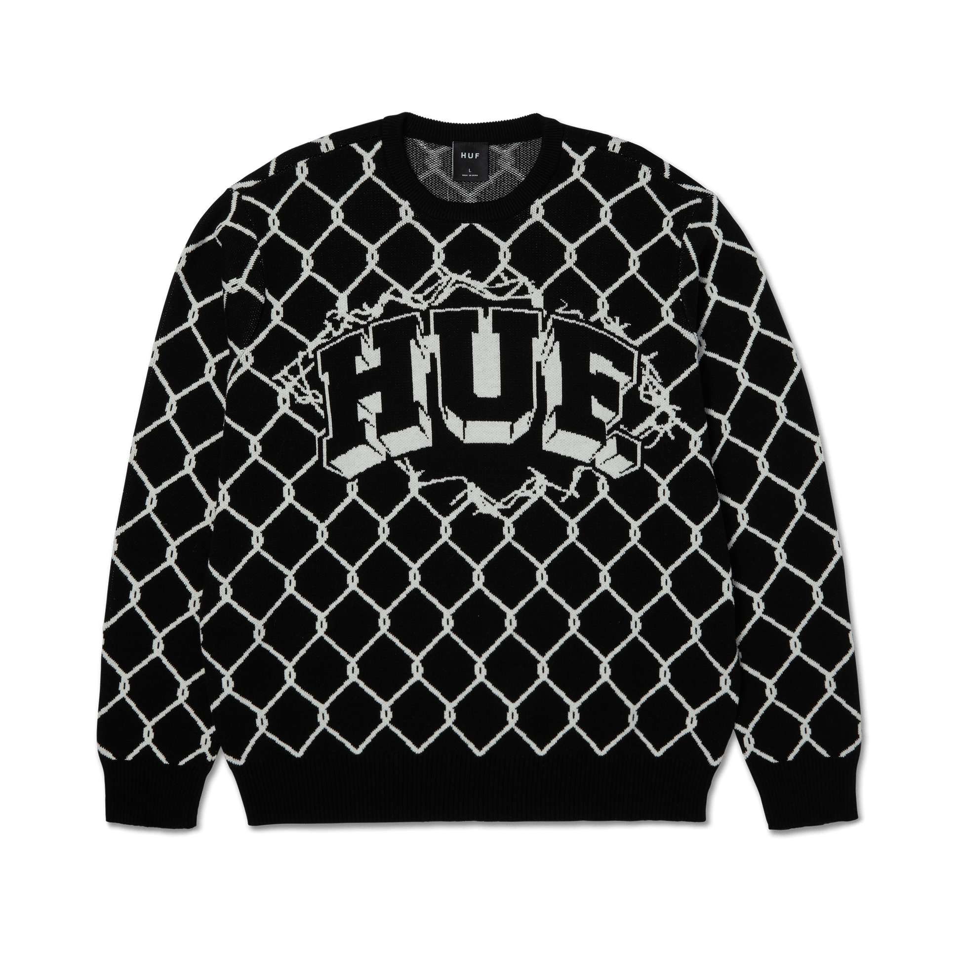 HUF Breakthrough Crewneck Sweater Black