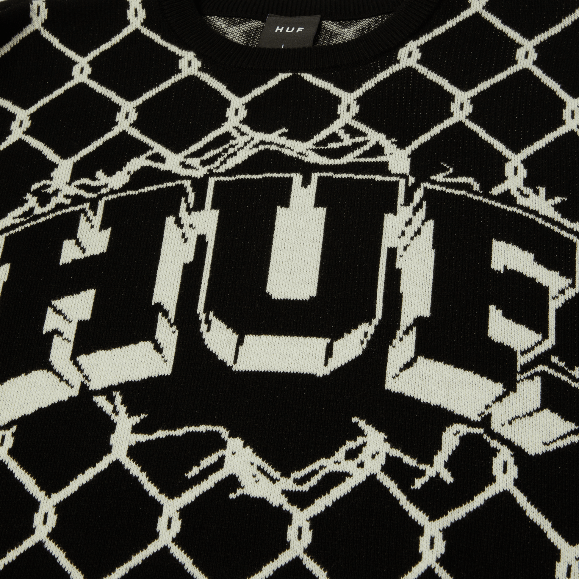 HUF Breakthrough Crewneck Sweater Black