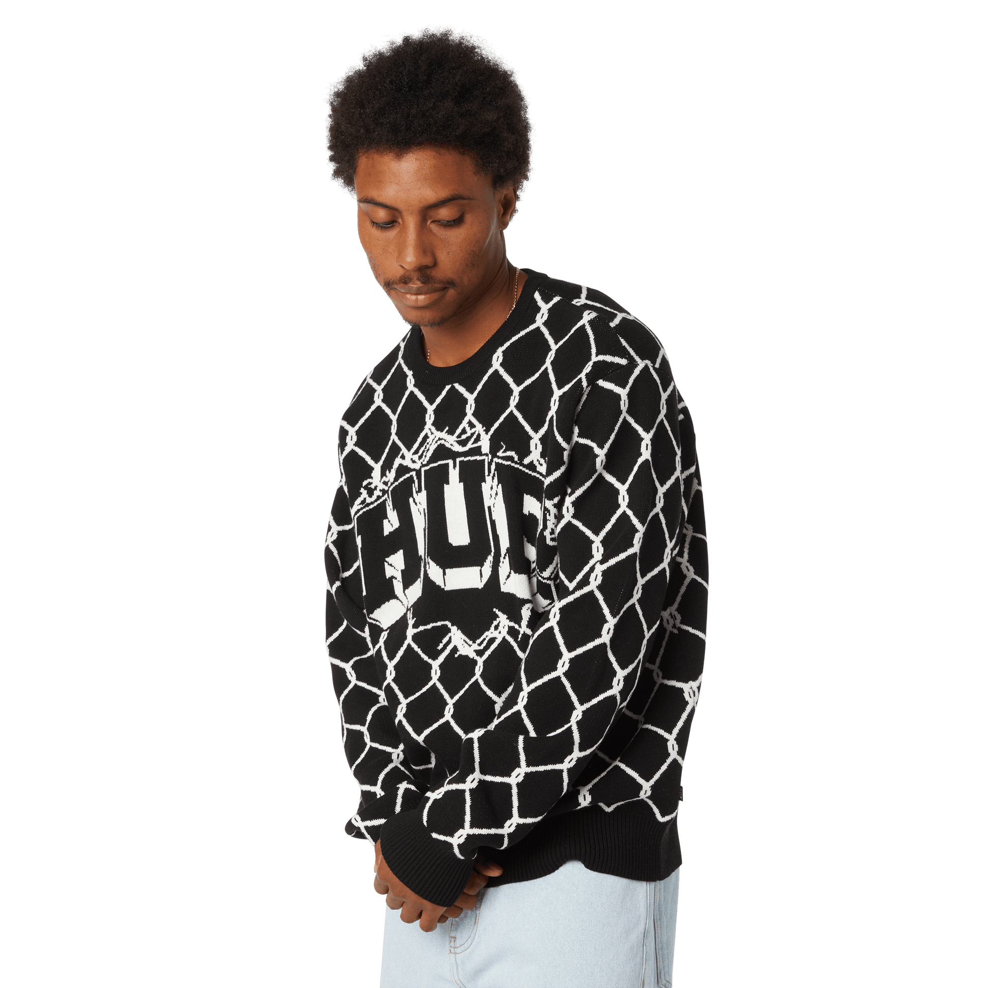 HUF Breakthrough Crewneck Sweater Black