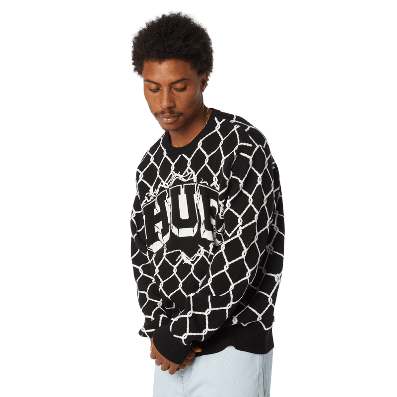 HUF Breakthrough Crewneck Sweater Black