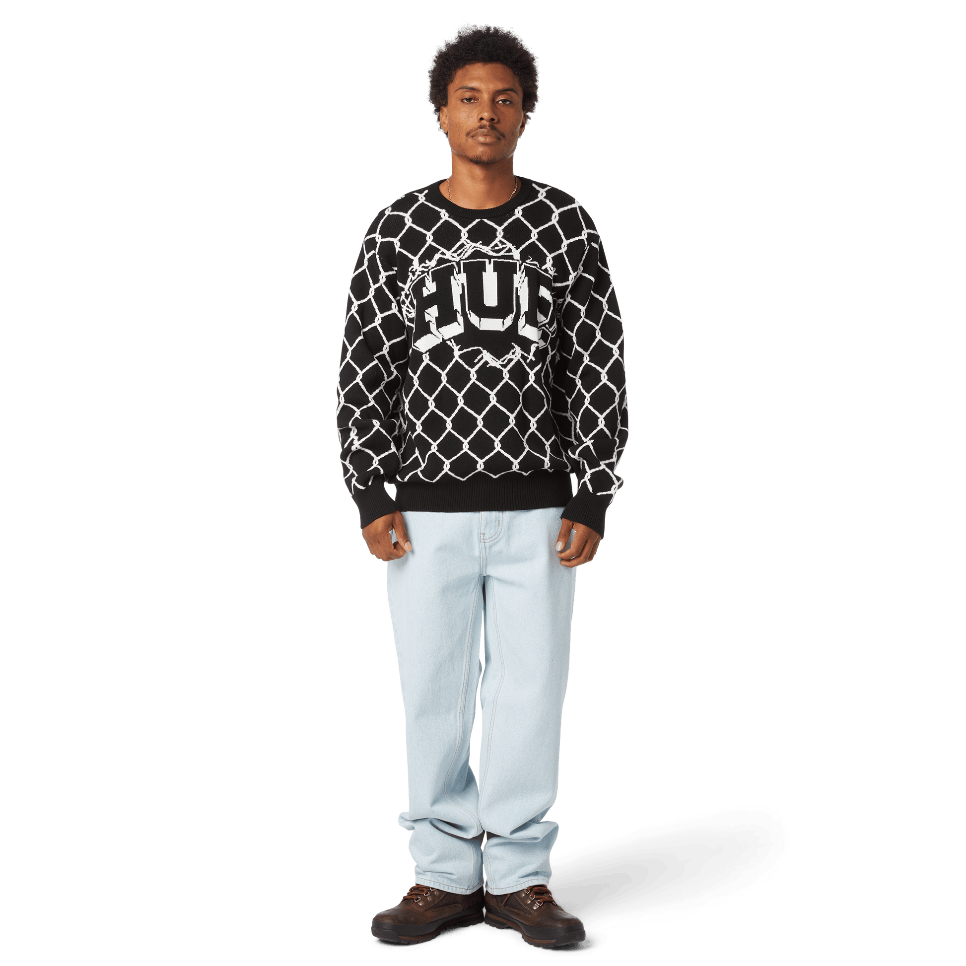 HUF Breakthrough Crewneck Sweater Black