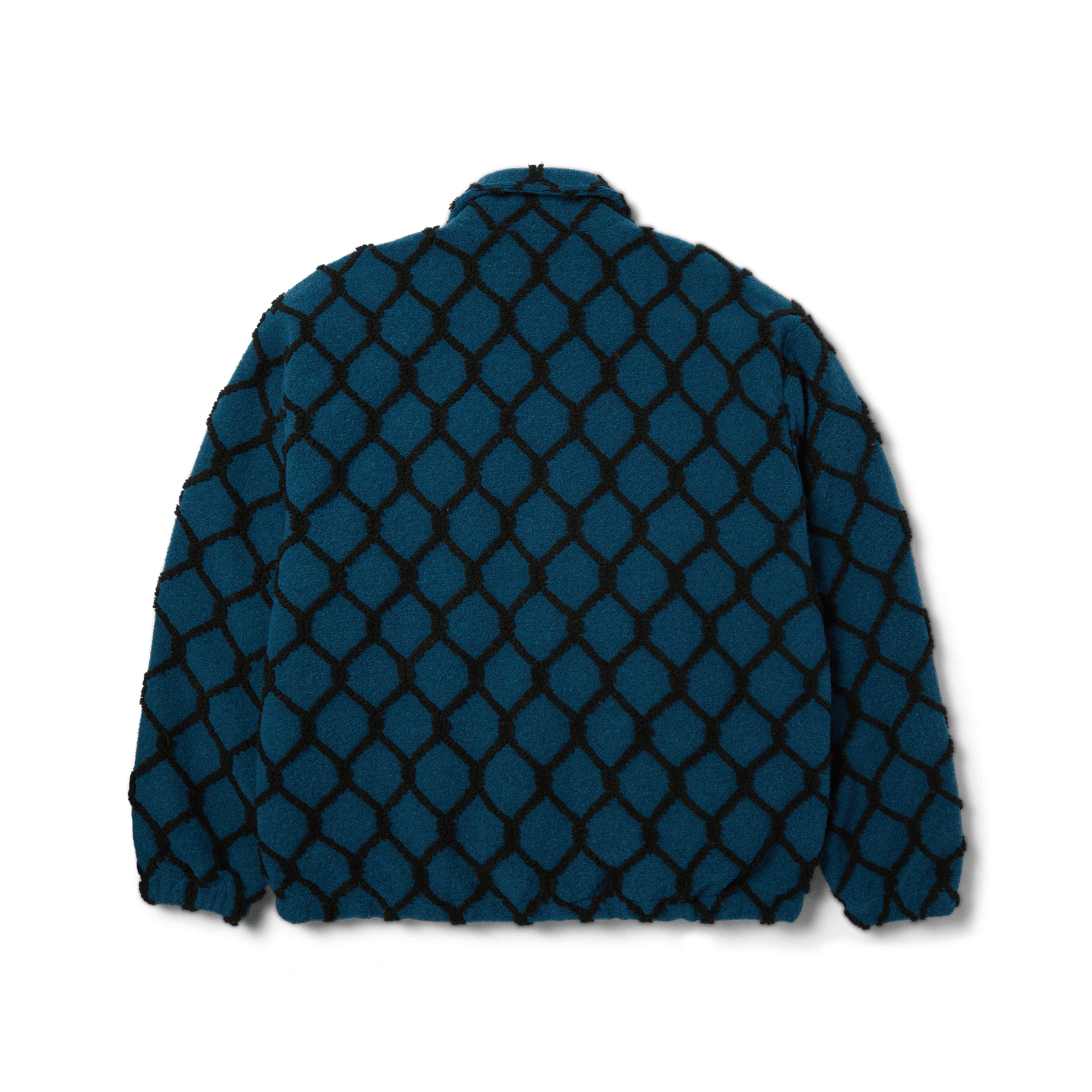 HUF Breakthrough High Pile Jacket Marine Blue