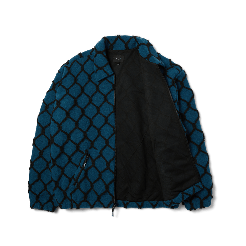 HUF Breakthrough High Pile Jacket Marine Blue