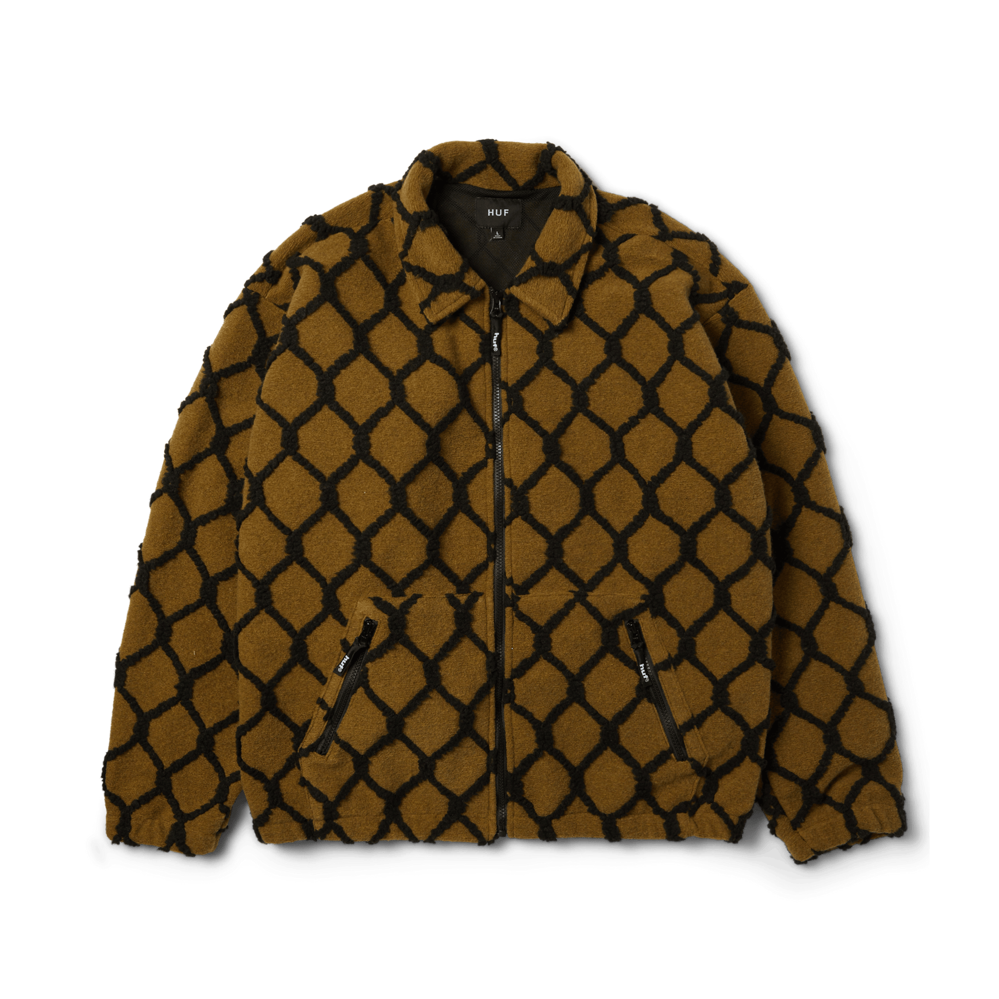 HUF Breakthrough High Pile Jacket Moss
