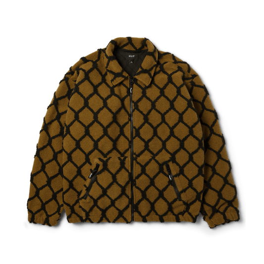 HUF Breakthrough High Pile Jacket Moss