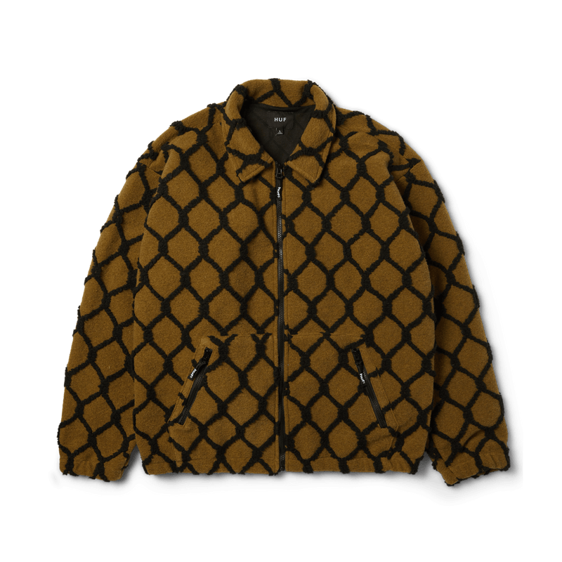 HUF Breakthrough High Pile Jacket Moss