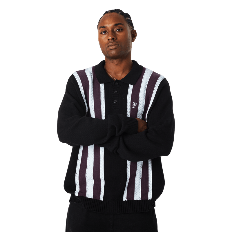 HUF Cambridge Sweater Black