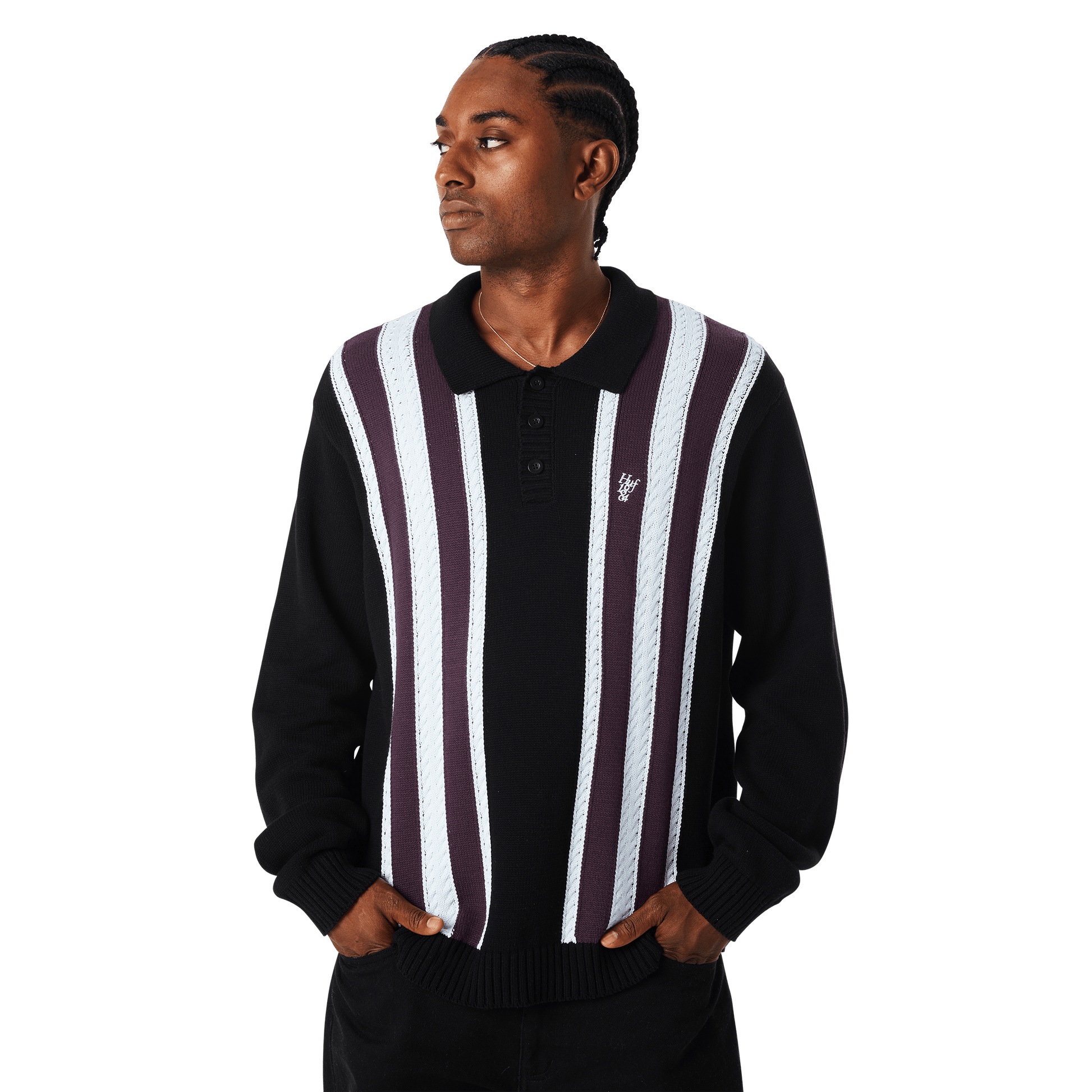 HUF Cambridge Sweater Black