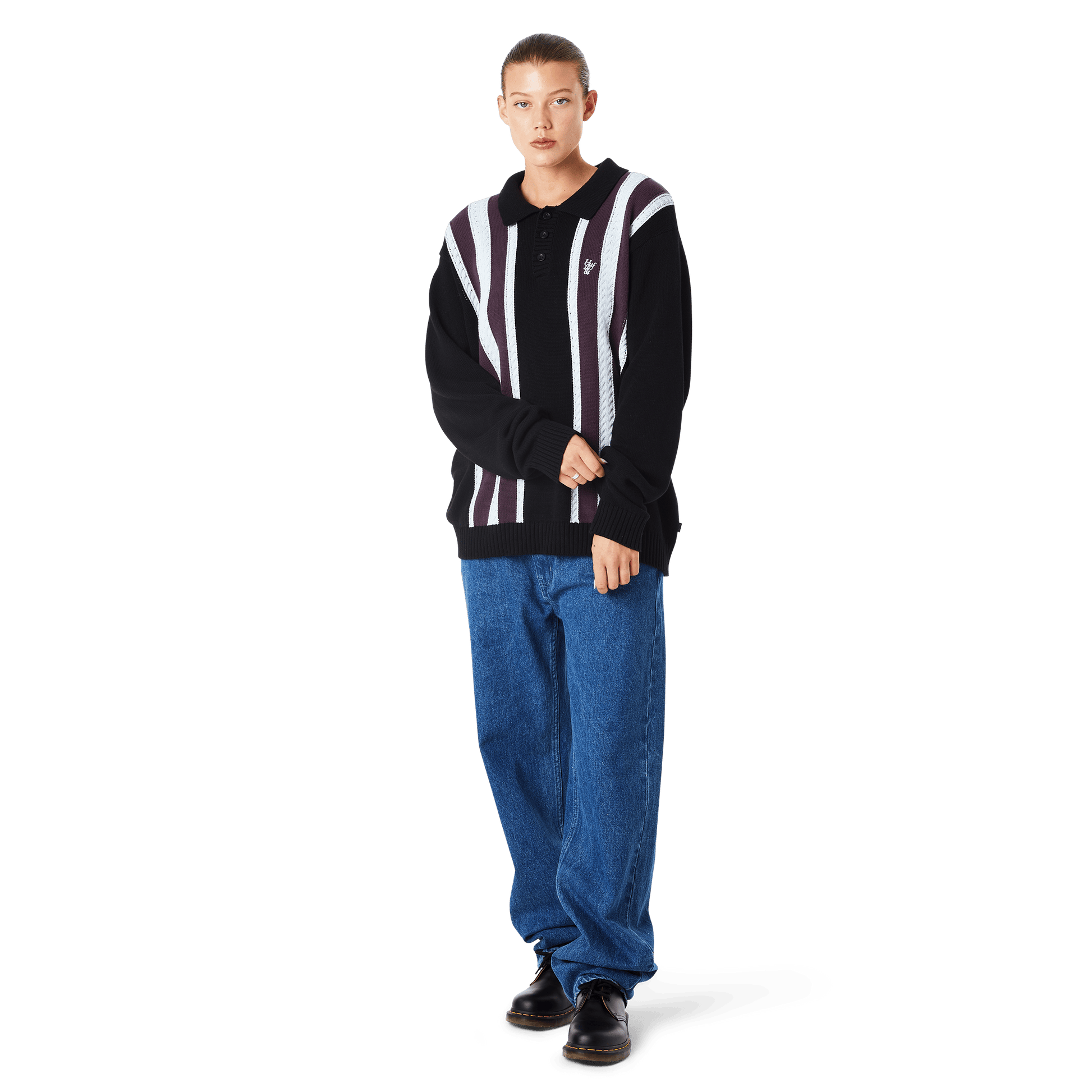 HUF Cambridge Sweater Black