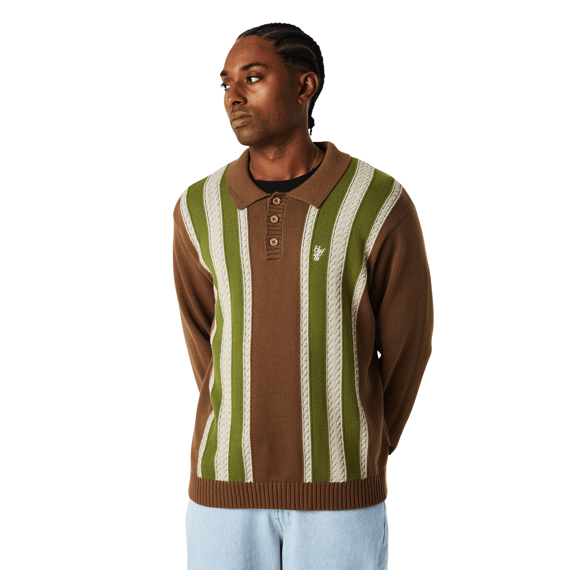 HUF Cambridge Sweater Mud