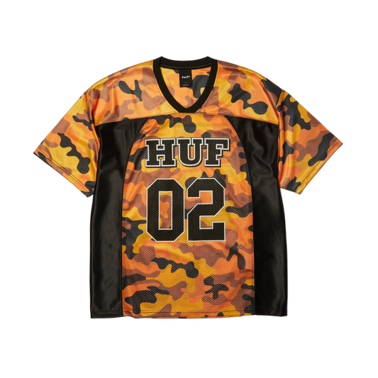 HUF Camo Football Jersey Lava