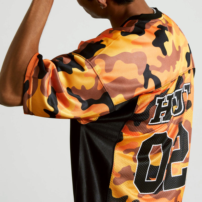 HUF Camo Football Jersey Lava