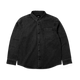 HUF Carson Overdyed Denim Long Sleeve Shirt Black