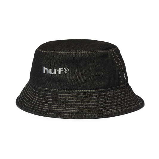 HUF Cassel Bucket Hat Washed Black