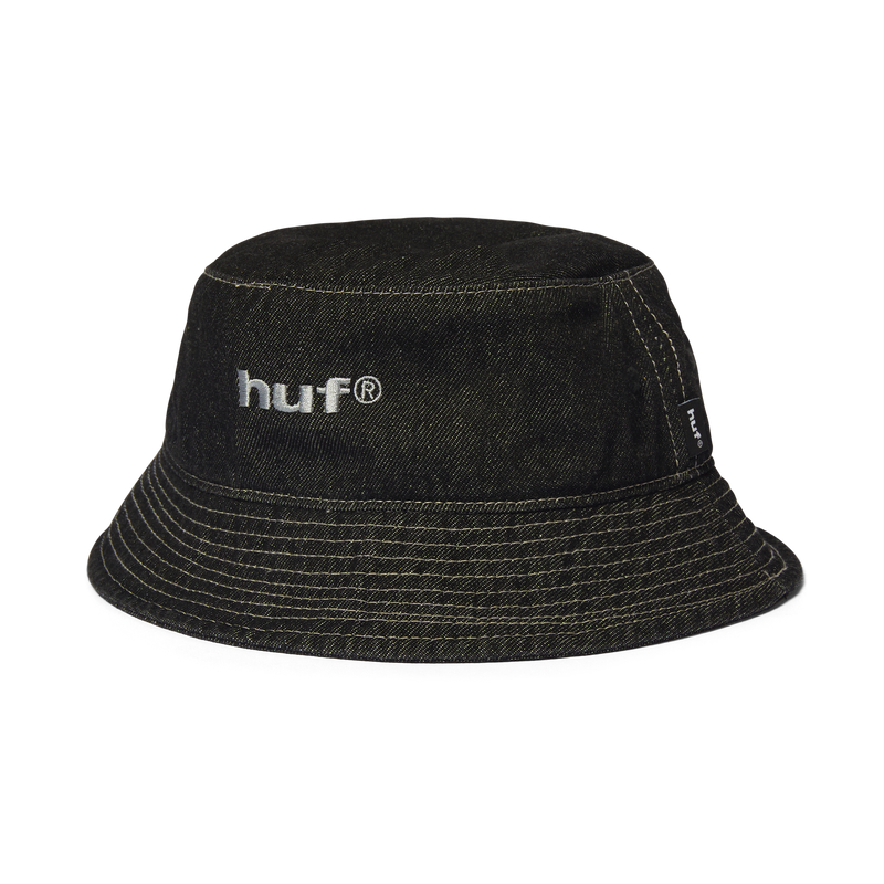 HUF Cassel Bucket Hat Washed Black