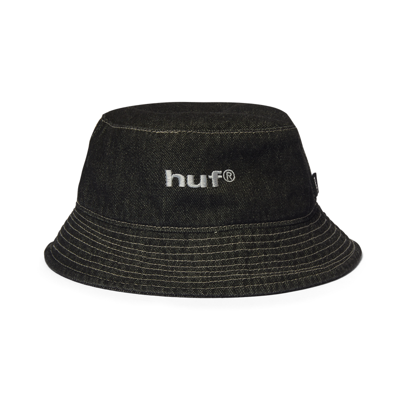HUF Cassel Bucket Hat Washed Black
