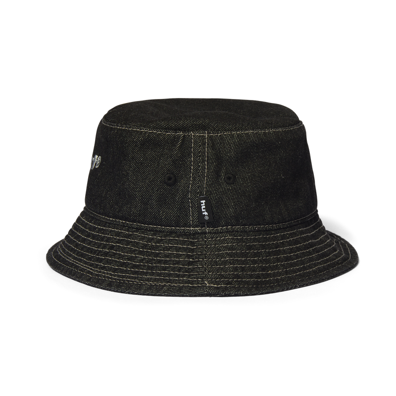 HUF Cassel Bucket Hat Washed Black