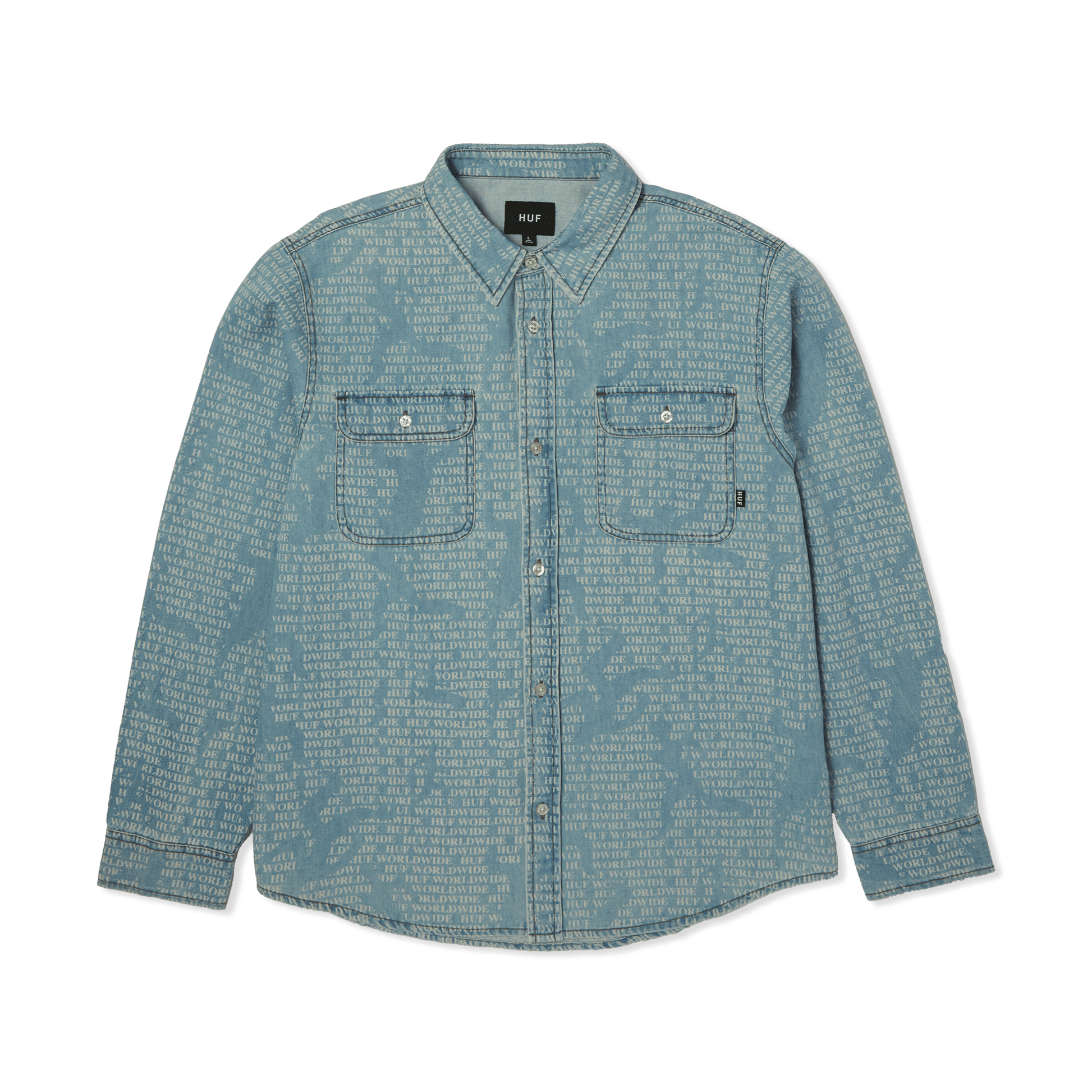 HUF Ceremony Denim Shirt Indigo