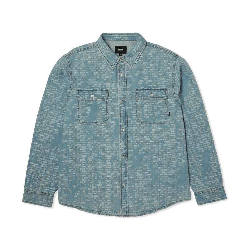 HUF Ceremony Denim Shirt Indigo