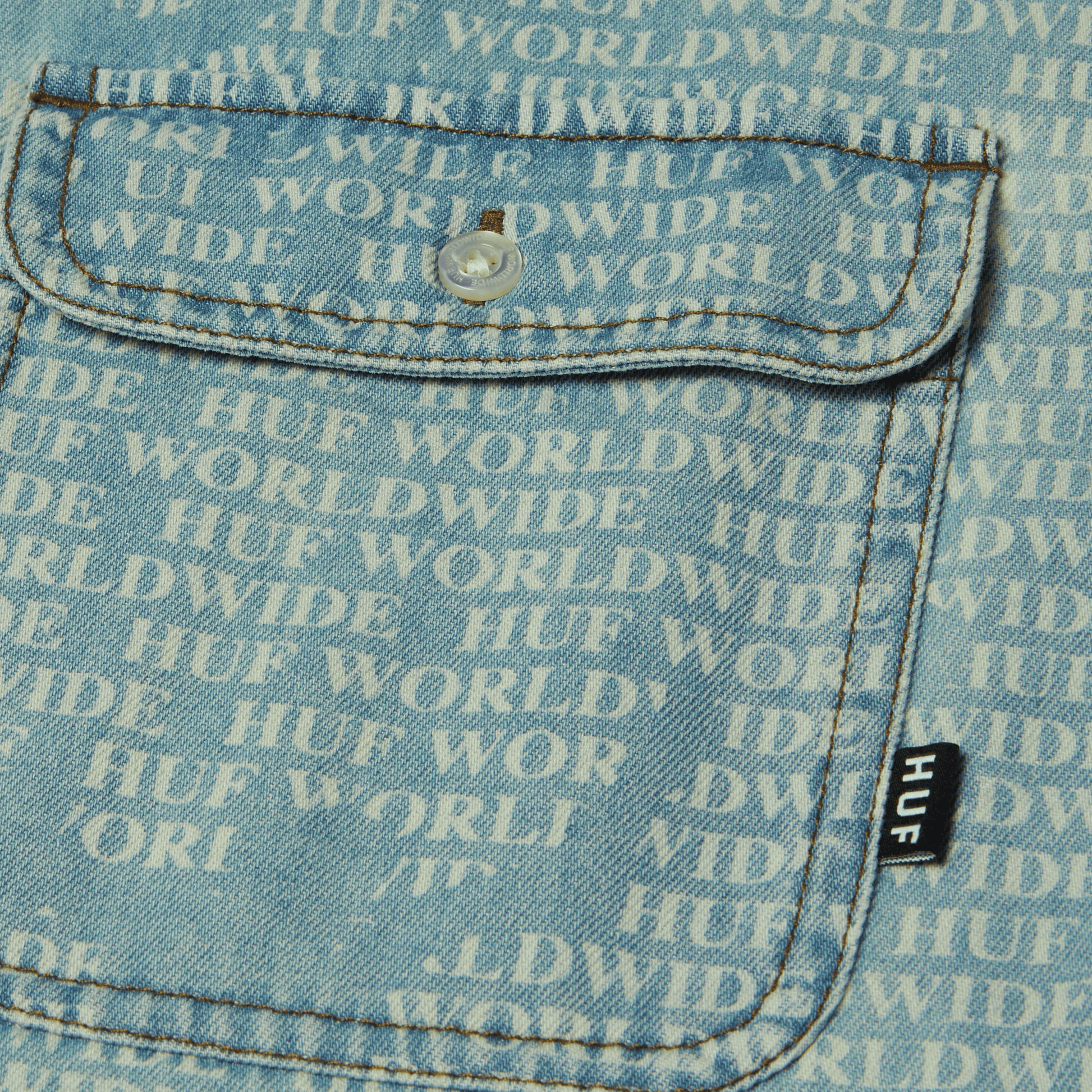 HUF Ceremony Denim Shirt Indigo