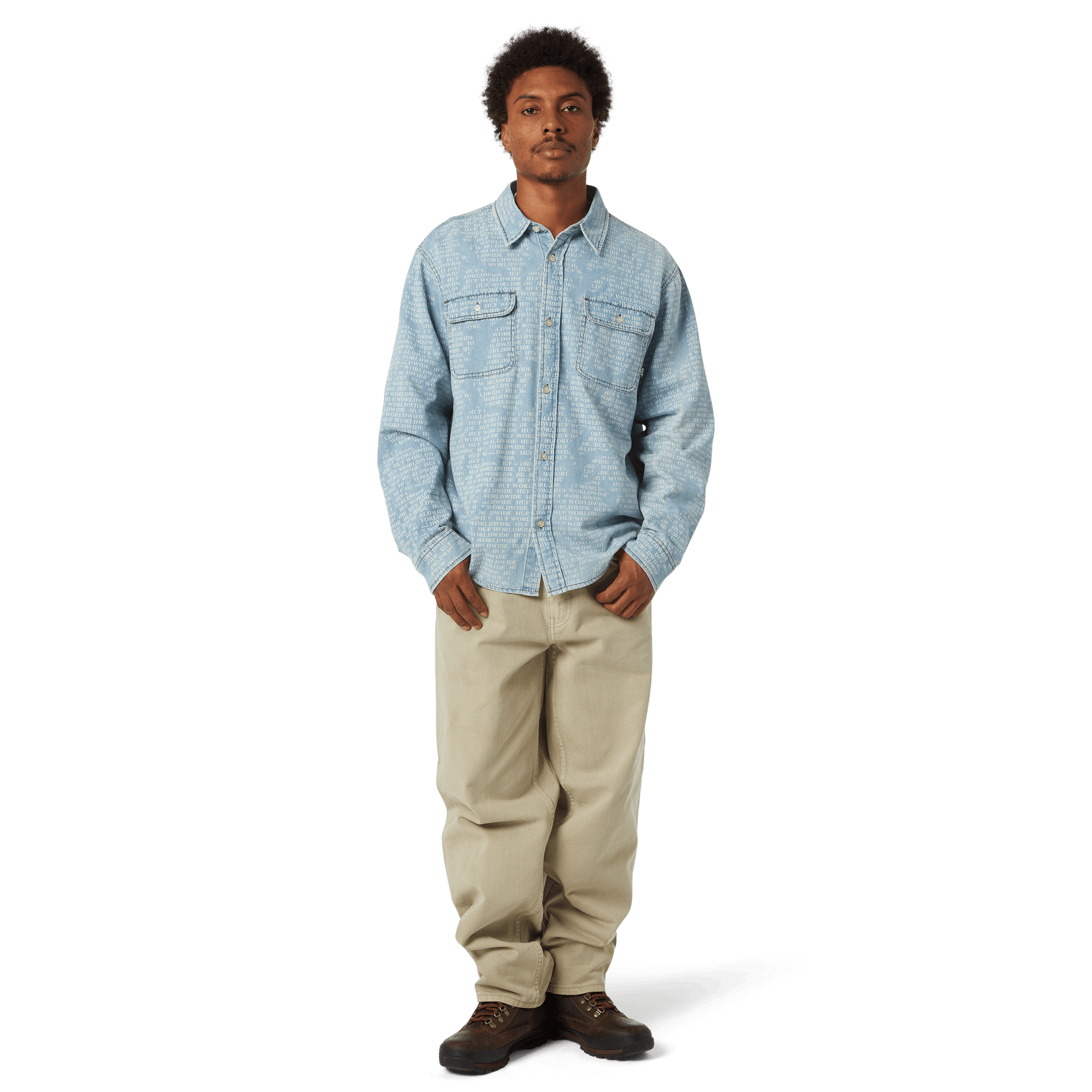 HUF Ceremony Denim Shirt Indigo