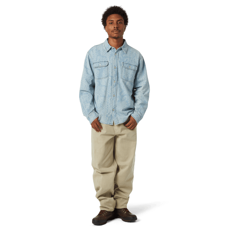 HUF Ceremony Denim Shirt Indigo