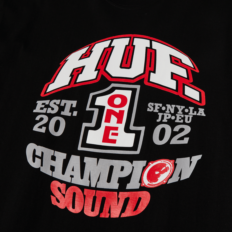 HUF Champion Sound T-Shirt Black