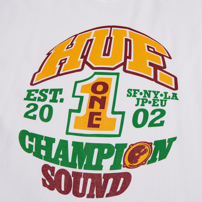 HUF Champion Sound T-Shirt White