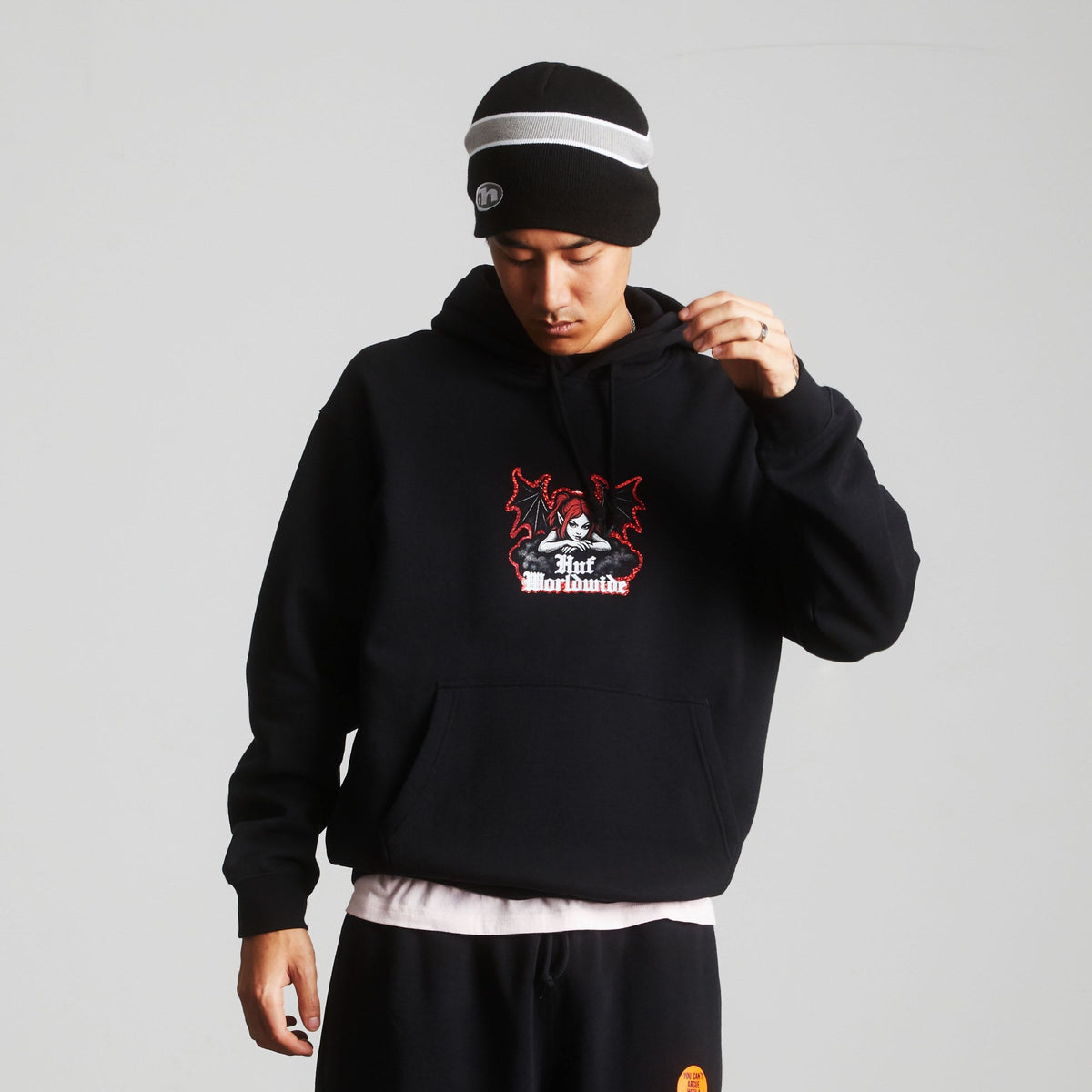 HUF Chaos Pullover Hoodie Black
