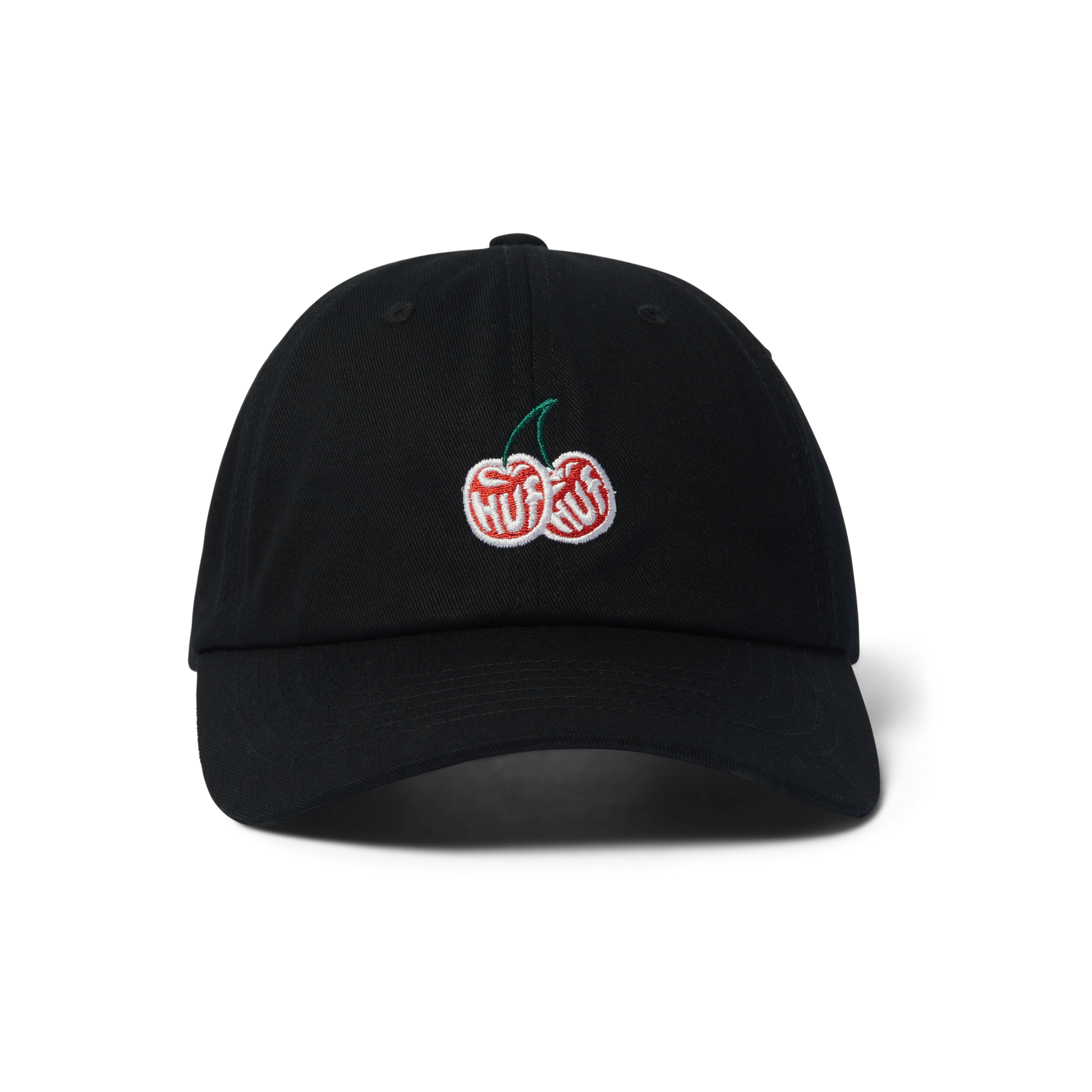 Huf Cherries 6-Panel Curved-Visor Hat Khaki