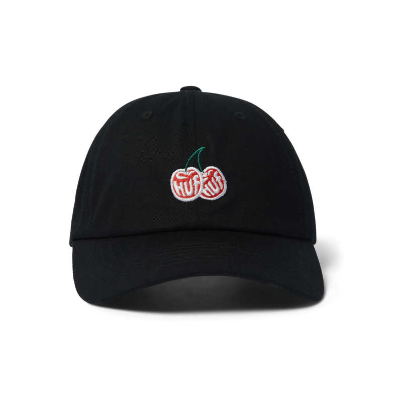Huf Cherries 6-Panel Curved-Visor Hat Khaki