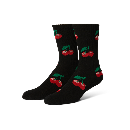 HUF Cherry Bomb Crew Sock Black
