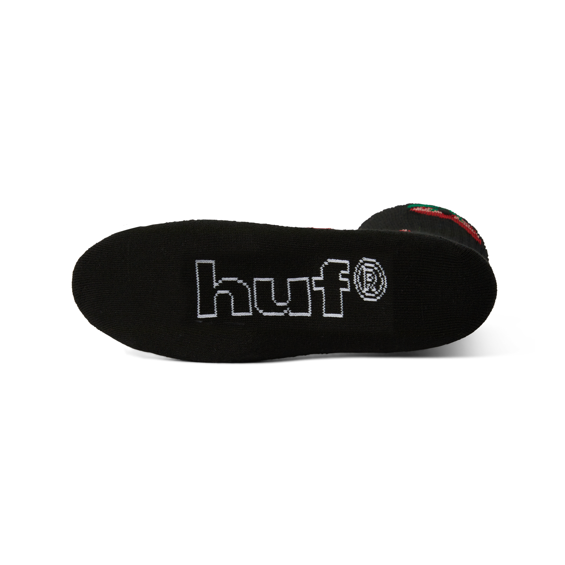 HUF Cherry Bomb Crew Sock Black