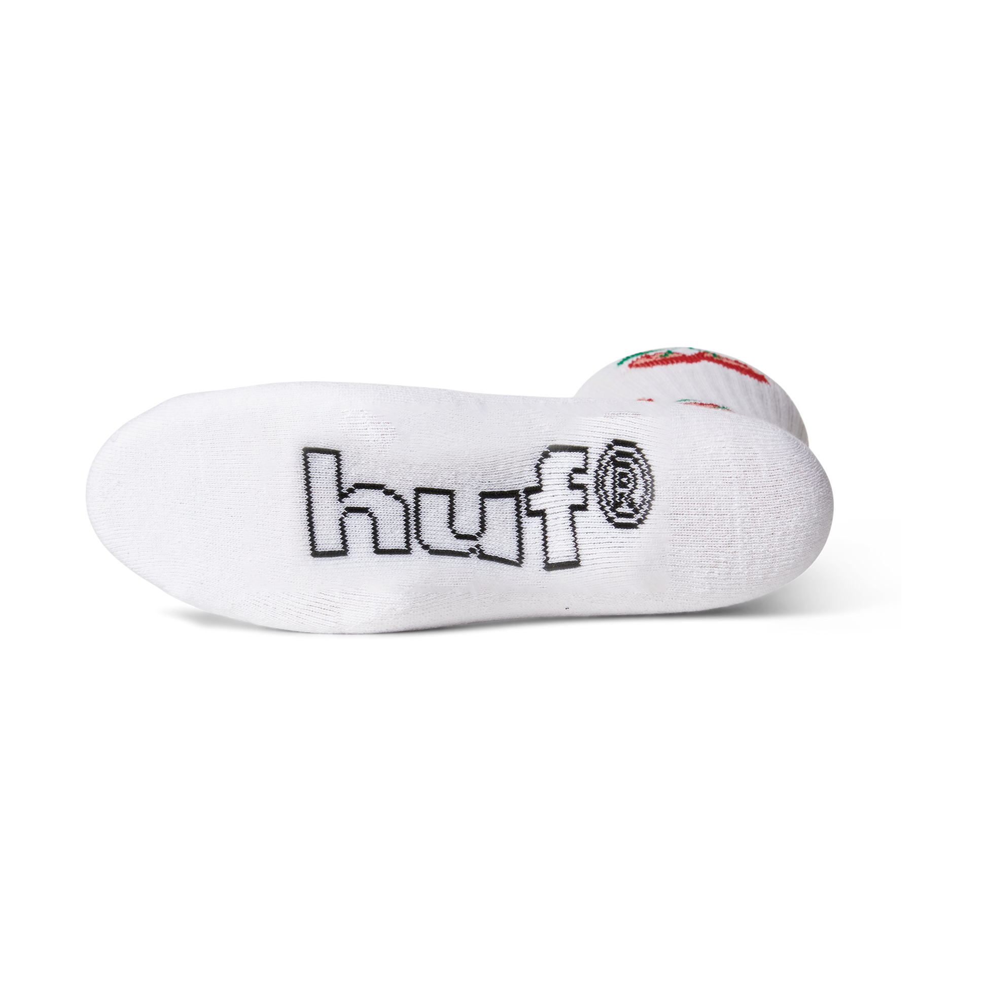 HUF Cherry Bomb Crew Sock White