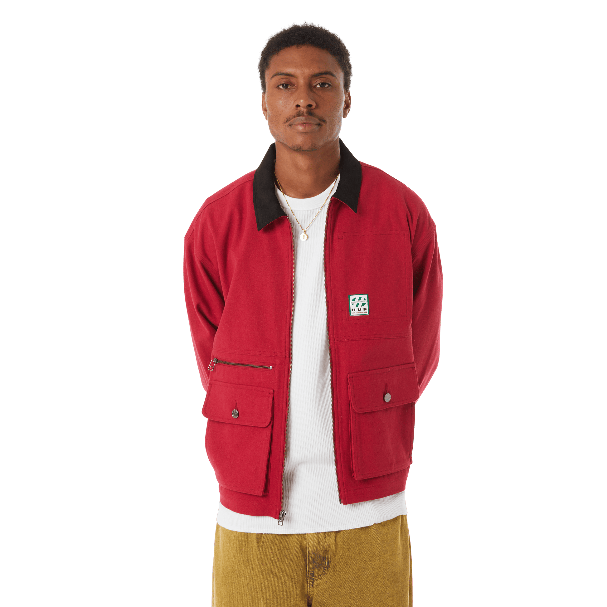 HUF Chilton Chore Jacket Cayenne