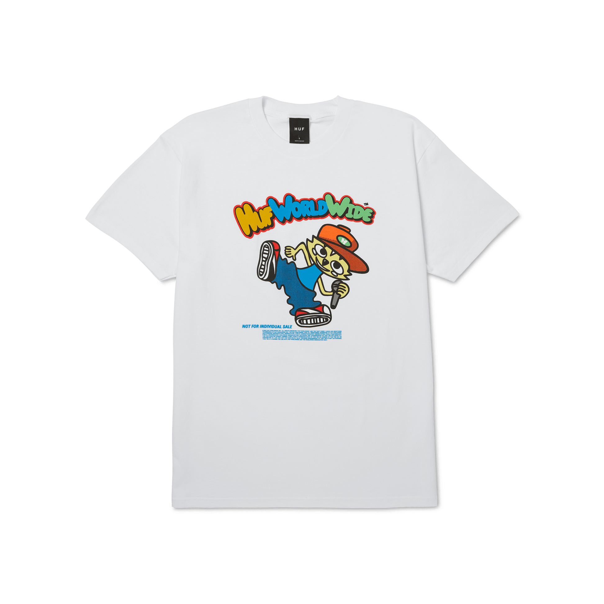 HUF Chop Kick Block T-Shirt White