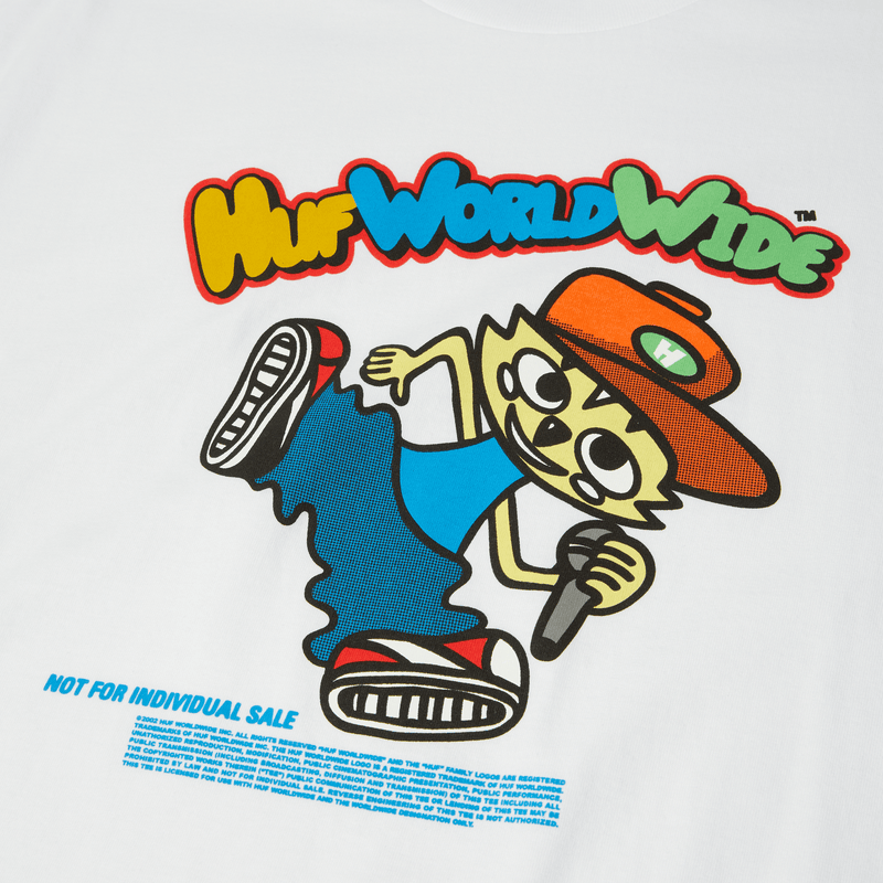 HUF Chop Kick Block T-Shirt White