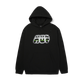 Huf Chrome Grit Pullover Hoodie Black
