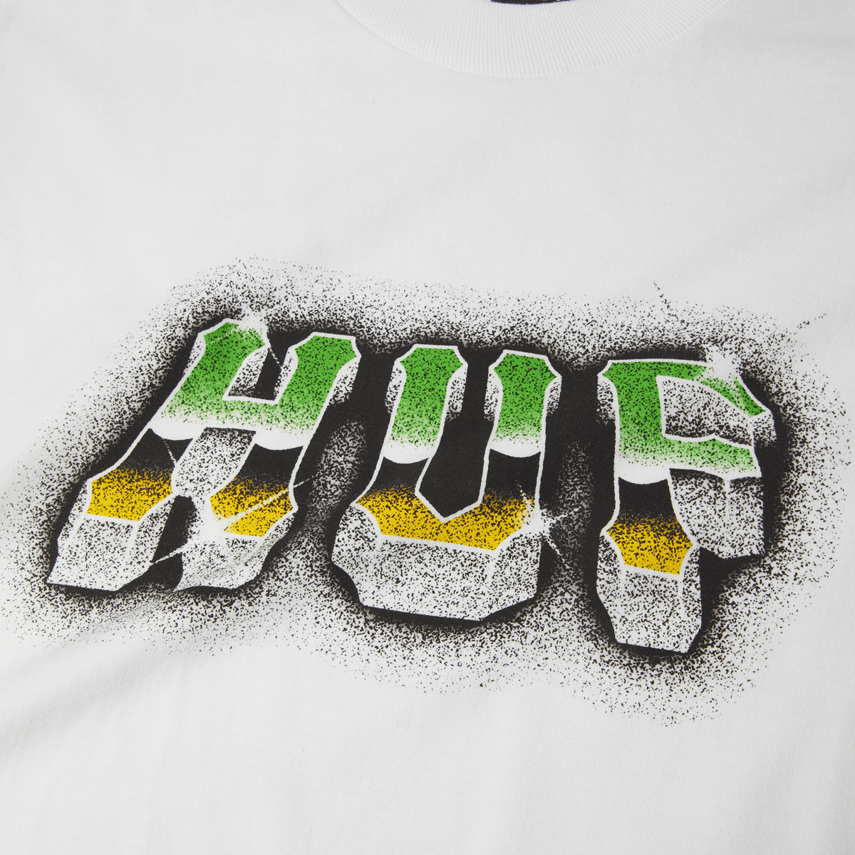 Huf Chrome Grit T-Shirt Black