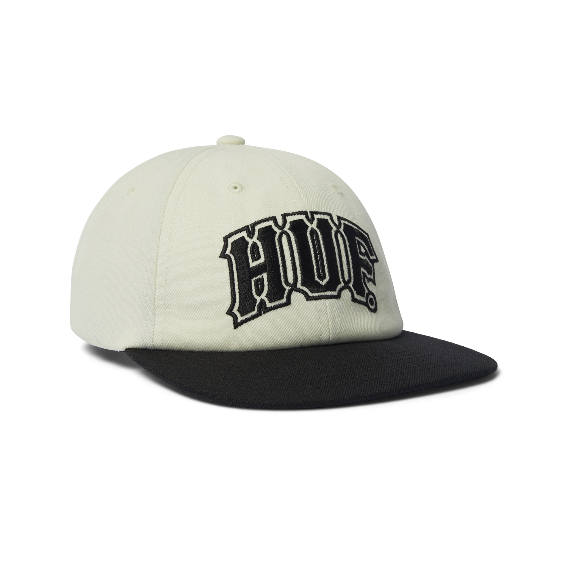 Huf Classic Arch Brushed Snapback Hat Bleach/Black