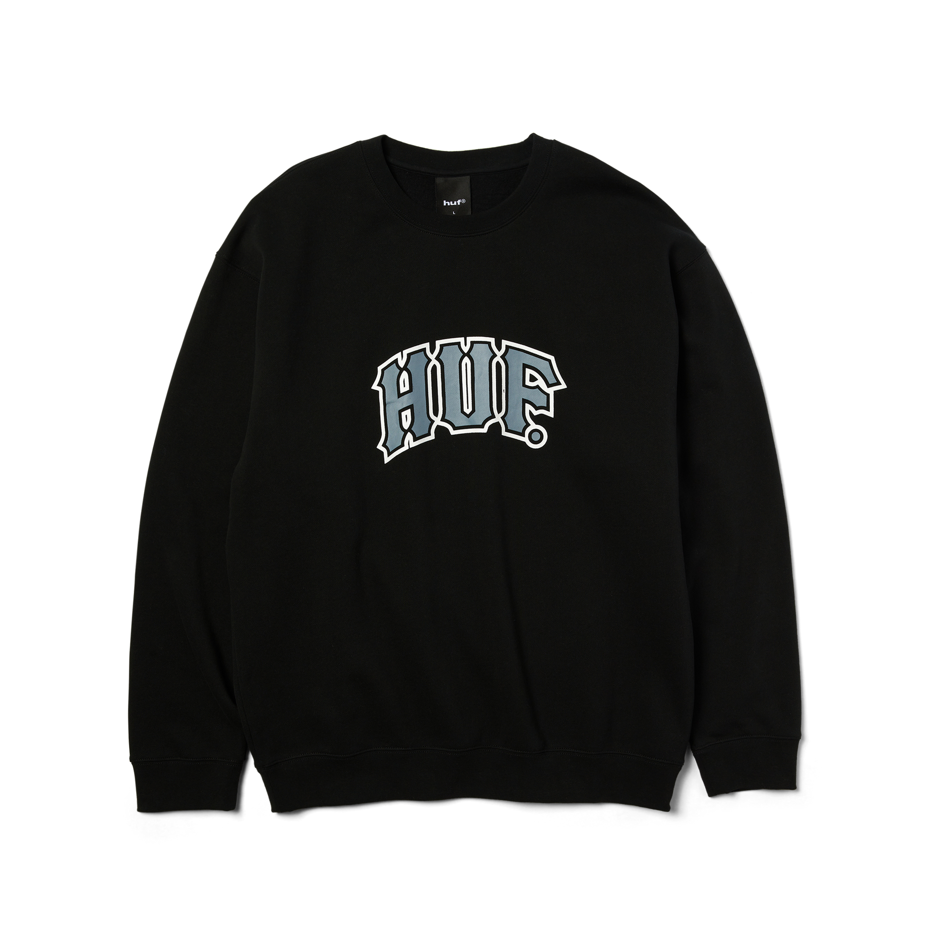 HUF Classic Arch Crewneck Sweatshirt Black