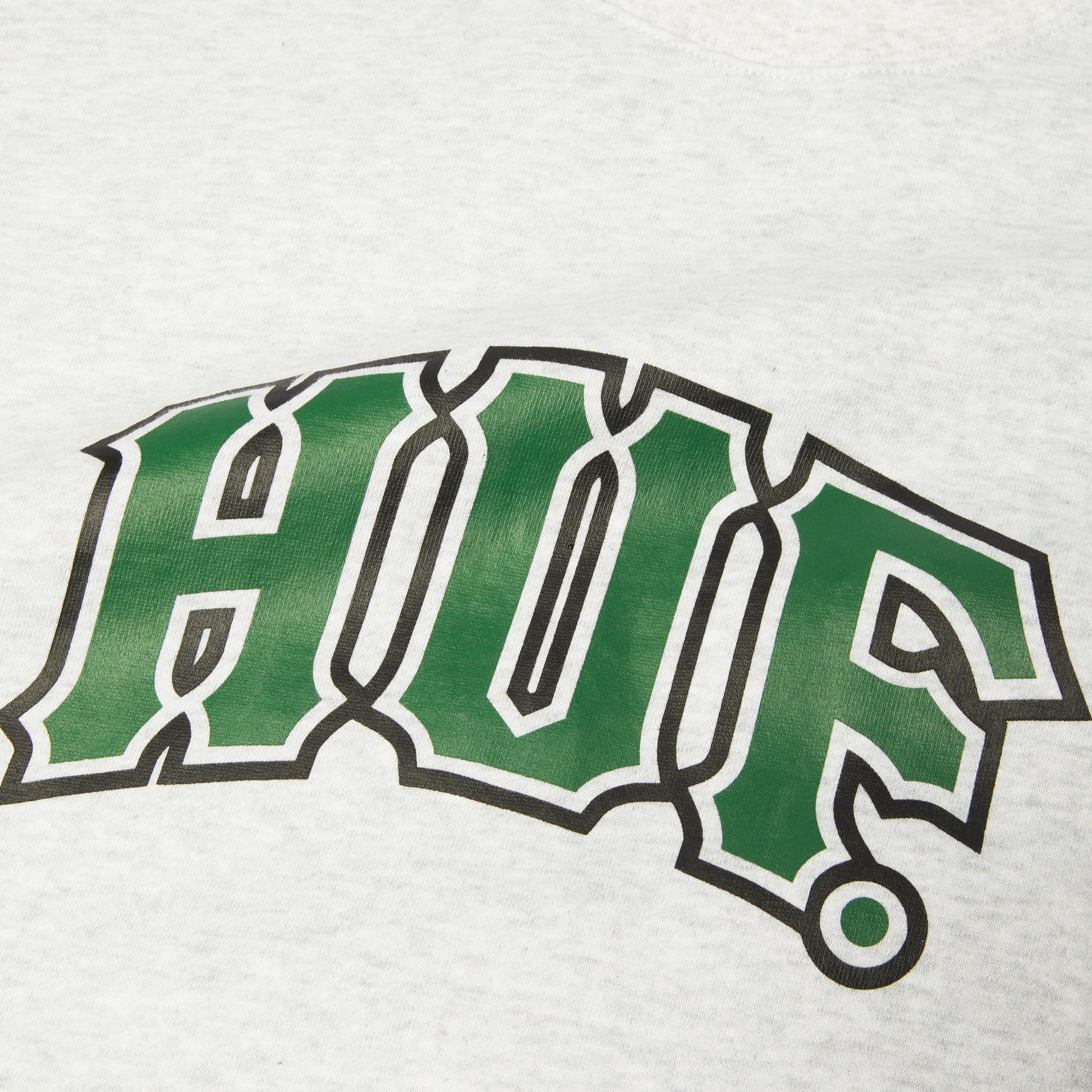 HUF Classic Arch Crewneck Sweatshirt Heather Grey