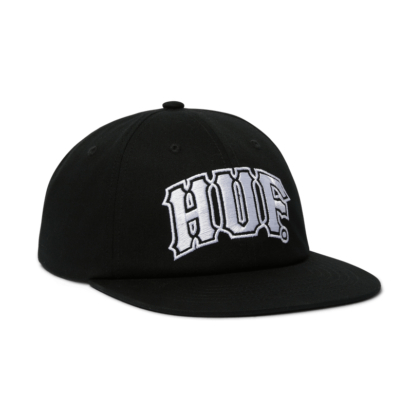 HUF Classic Arch Snapback Black/White