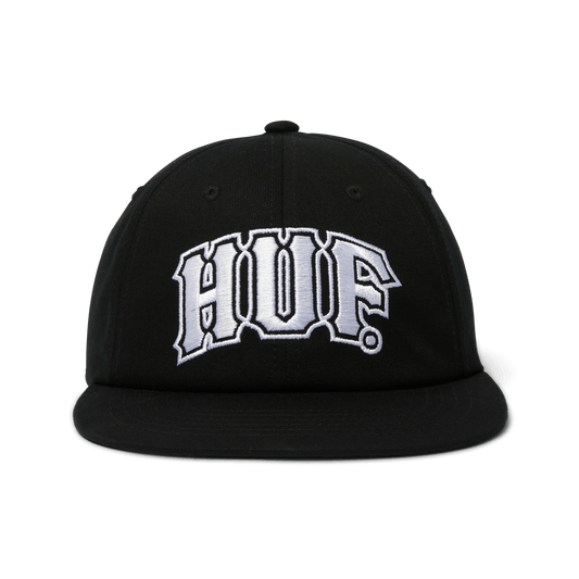 HUF Classic Arch Snapback Black/White